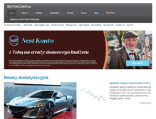 Tablet Screenshot of motoklimat.pl